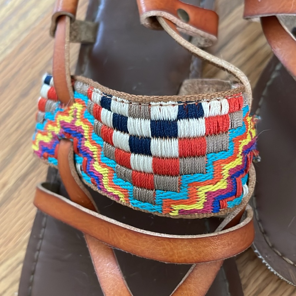 Boho patchwork sandals - Picture 3 of 5